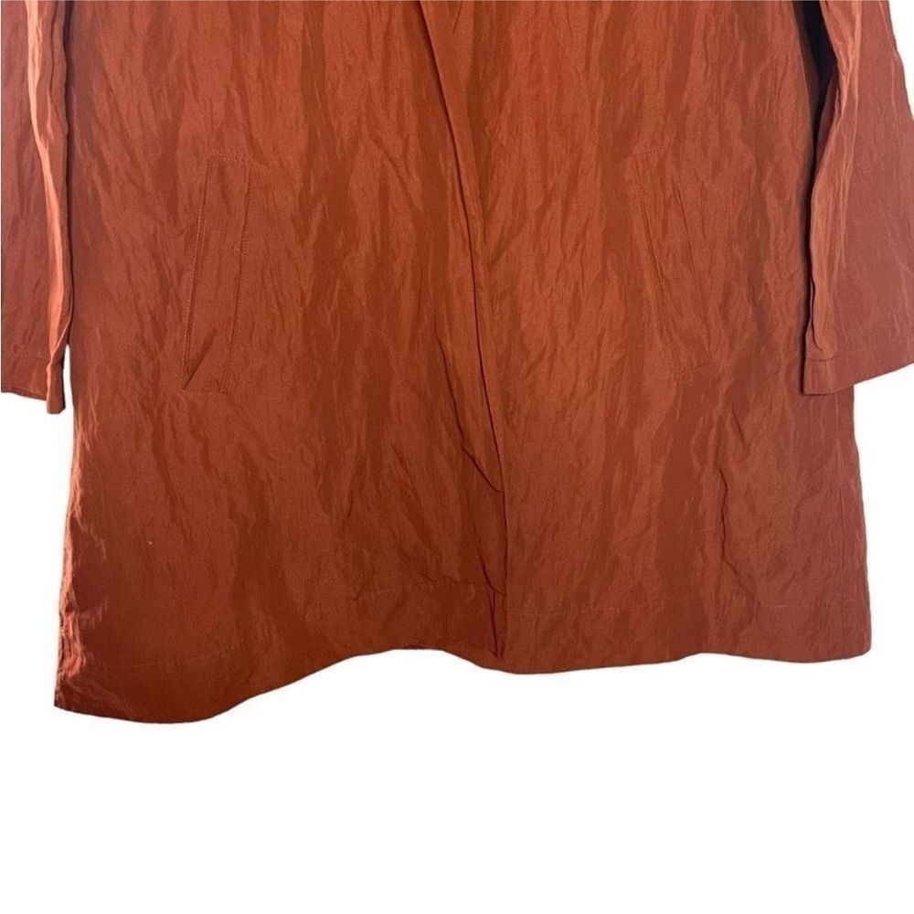 Eileen Fisher Rumpled Organic Cotton Blend Jacket Medium - Picture 4 of 6